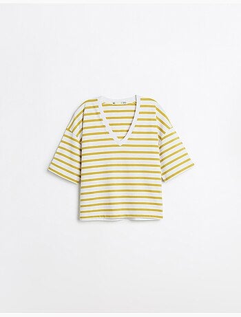 Camiseta de rayas, MO Fashion