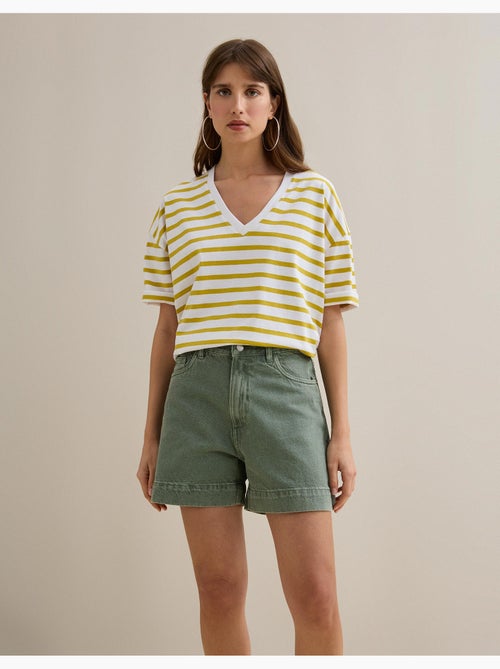 Camiseta de rayas, MO Fashion - Kiabi Camiseta de rayas, MO Fashion - Kiabi