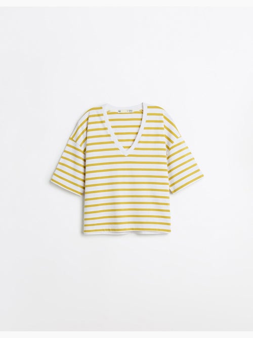 Camiseta de rayas, MO Fashion - Kiabi Camiseta de rayas, MO Fashion - Kiabi