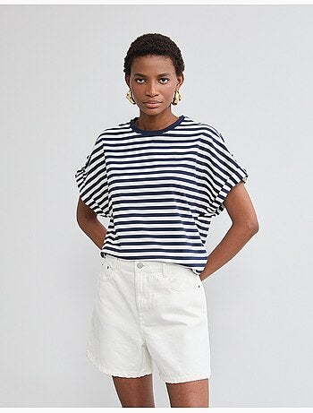 Camiseta de rayas, MO Fashion