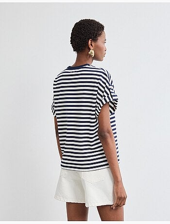 Camiseta de rayas, MO Fashion