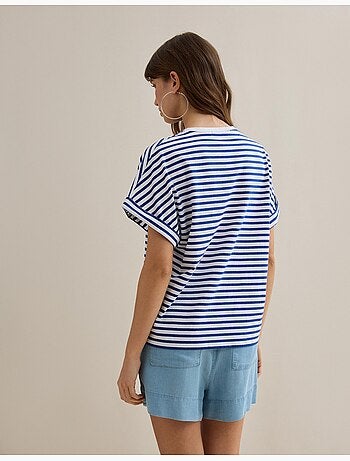 Camiseta de rayas, MO Fashion