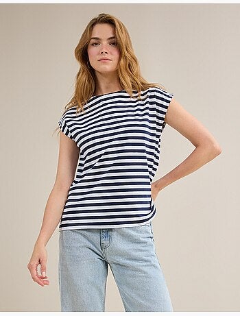 Camiseta de rayas, MO Fashion