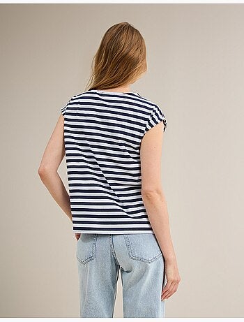 Camiseta de rayas, MO Fashion