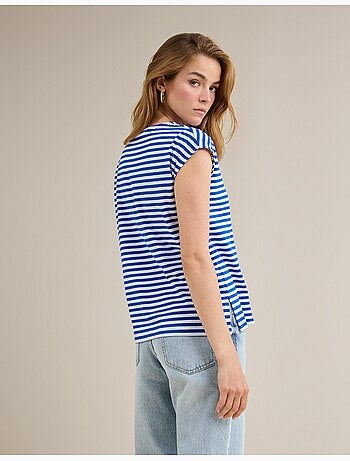 Camiseta de rayas, MO Fashion
