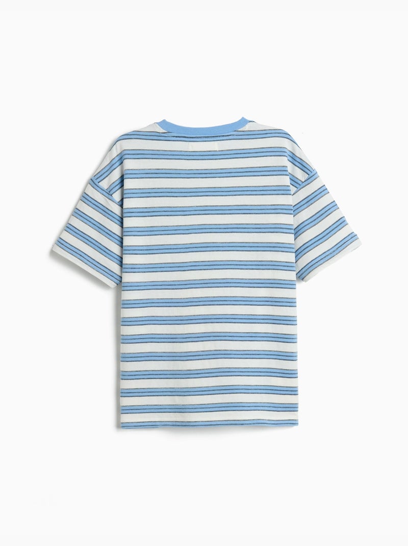 Camiseta de rayas, MO Fashion Azul - Kiabi