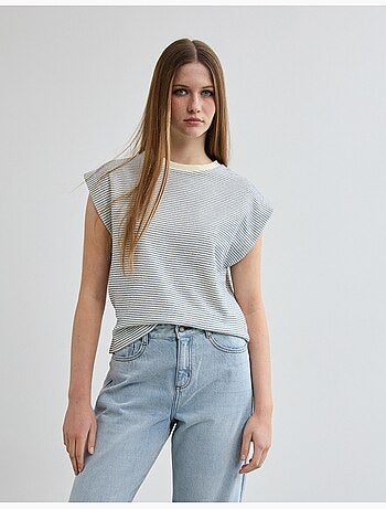 Camiseta de rayas, MO Fashion