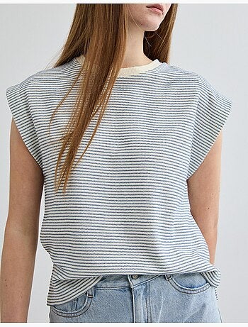 Camiseta de rayas, MO Fashion