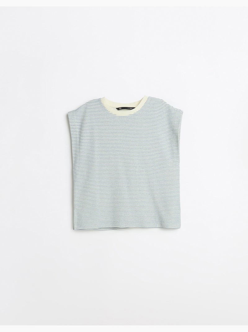 Camiseta de rayas, MO Fashion Beige - Kiabi