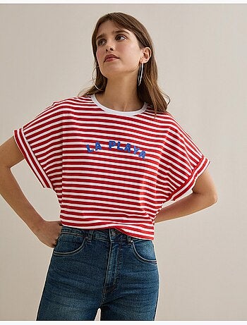 Camiseta de rayas, MO Fashion