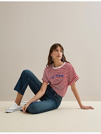 Camiseta de rayas, MO Fashion