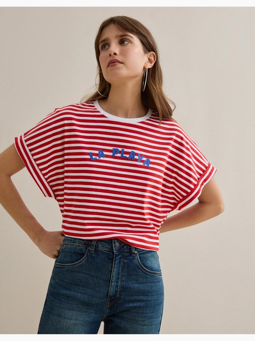 Camiseta de rayas, MO Fashion - Kiabi