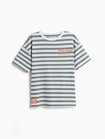 Camiseta de rayas, MO Fashion