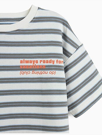 Camiseta de rayas, MO Fashion