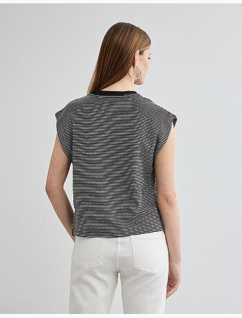 Camiseta de rayas, MO Fashion