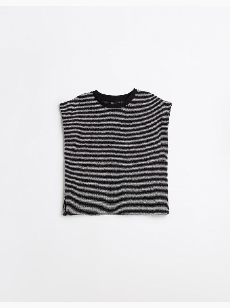 Camiseta de rayas, MO Fashion Negro - Kiabi