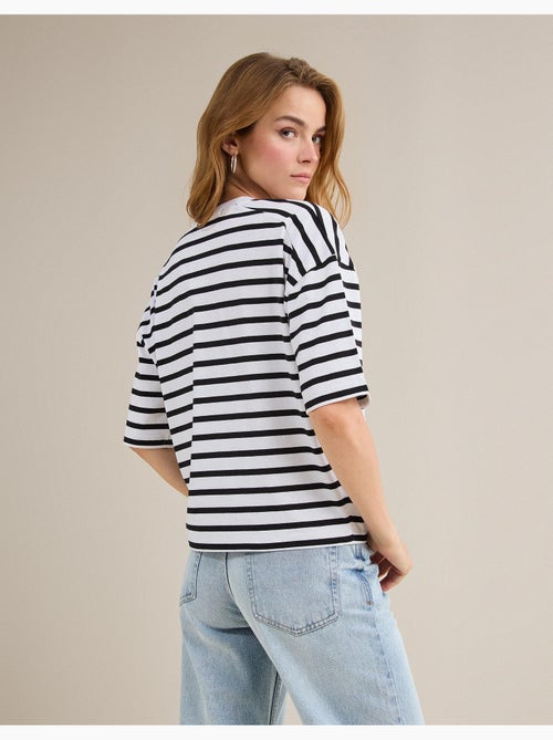 Camiseta de rayas, MO Fashion - Kiabi Camiseta de rayas, MO Fashion - Kiabi