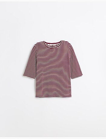 Camiseta de rayas, mo fashion