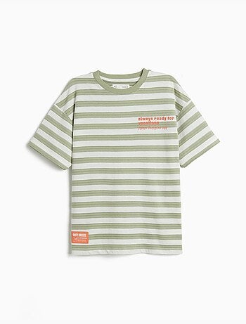 Camiseta de rayas, MO Fashion
