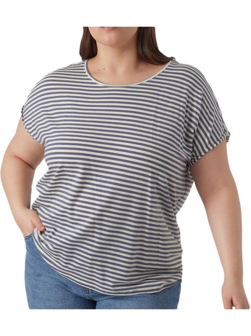 Camiseta de rayas para mujer Vero Moda - Kiabi Camiseta de rayas para mujer Vero Moda - Kiabi