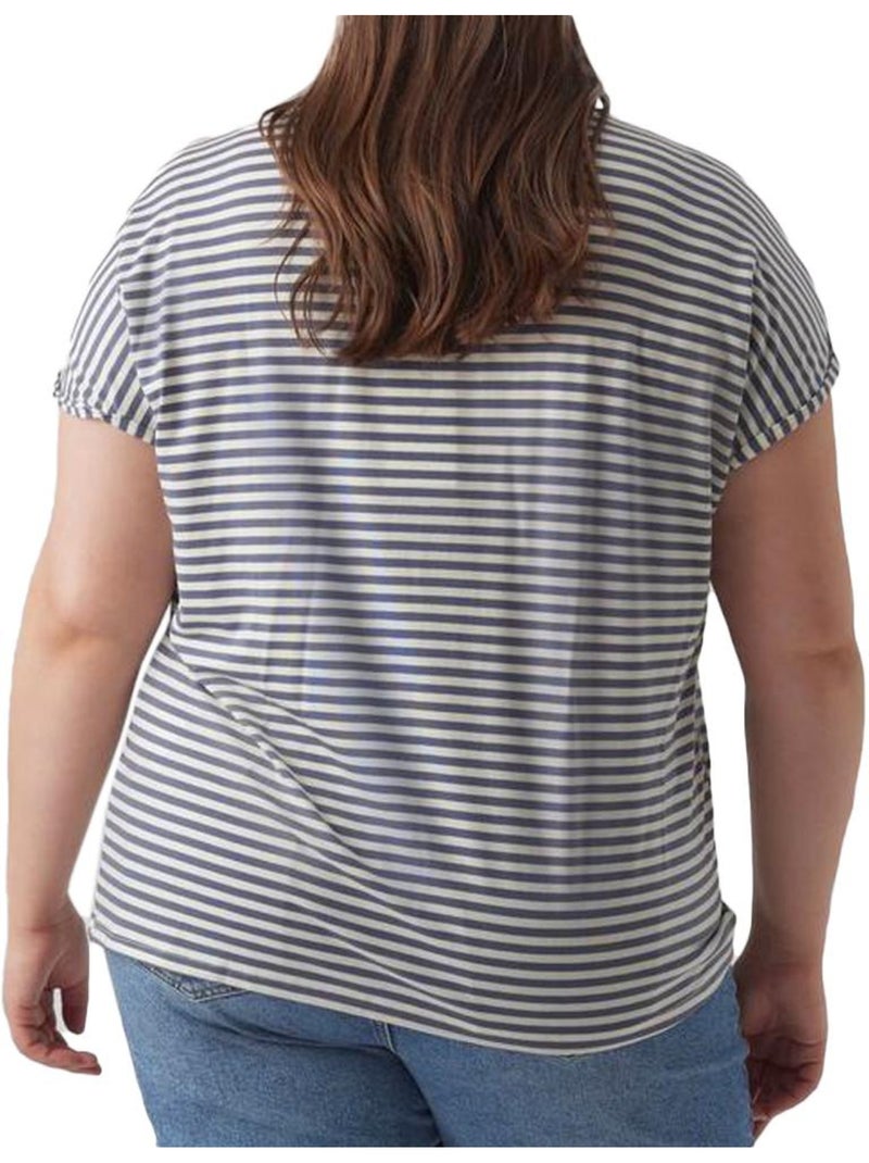 Camiseta de rayas para mujer Vero Moda Azul - Kiabi