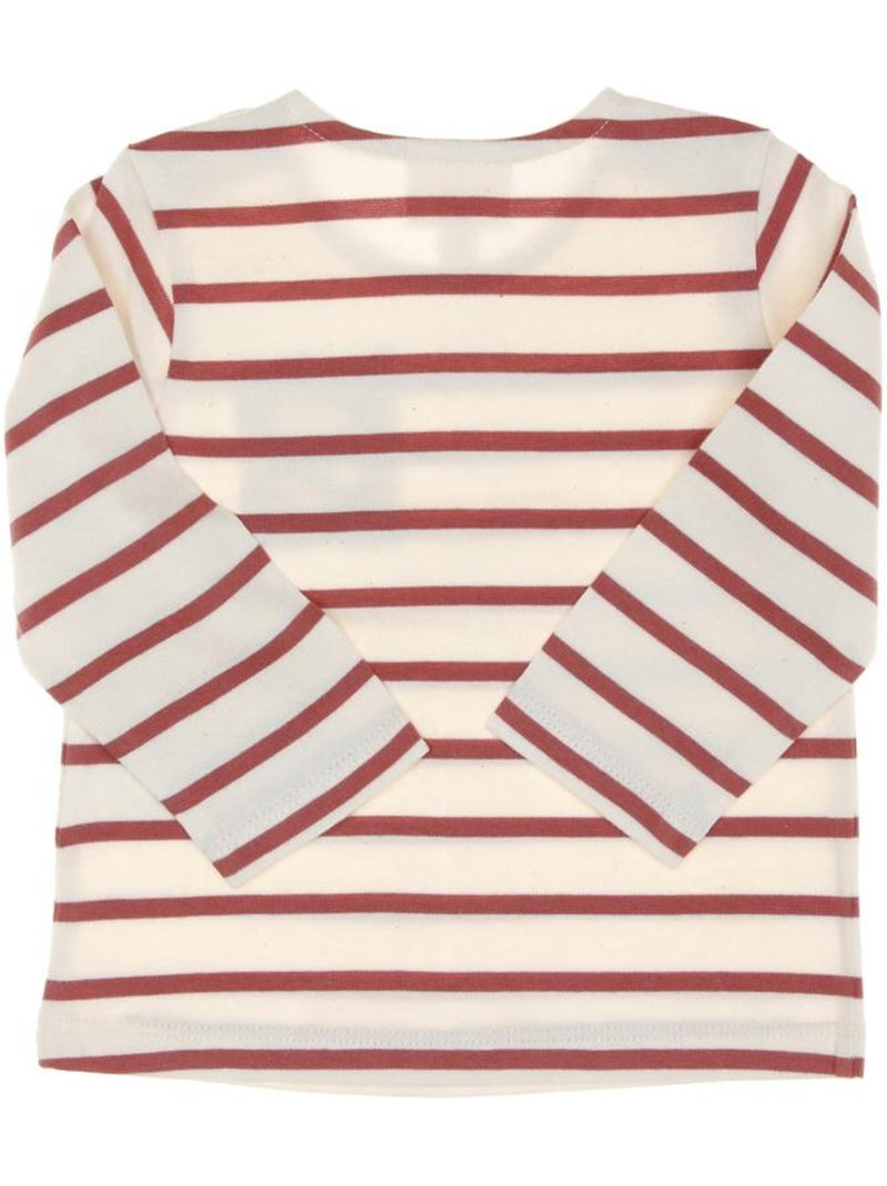 Camiseta de Rayas para Niña Rosa - Kiabi