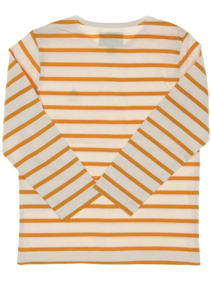 Camiseta de Rayas para Niños Amarillo - Kiabi