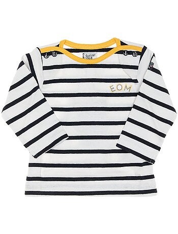 Camiseta de rayas para niños