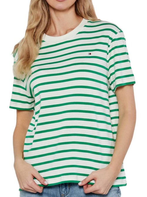 Camiseta de Rayas Tommy Hilfiger para Mujer - Kiabi