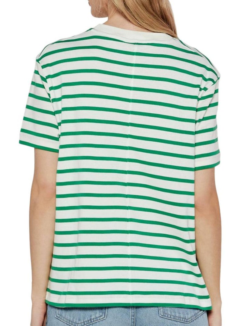 Camiseta de Rayas Tommy Hilfiger para Mujer Crudo - Kiabi