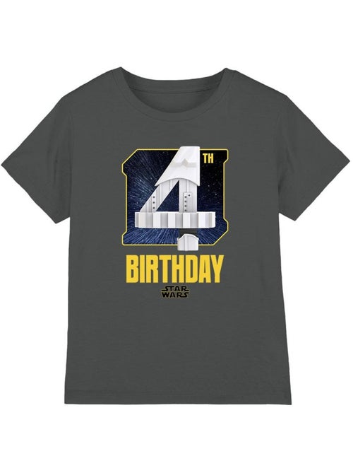 Camiseta de stormtrooper espacial 4º cumpleaños para niños/niñas - star wars - Kiabi