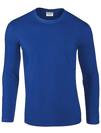 Camiseta de suave al tacto de manga larga para adultos unisex - gildan