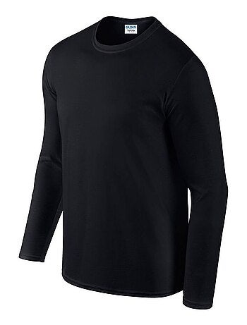 Camiseta de suave al tacto de manga larga para adultos unisex - gildan