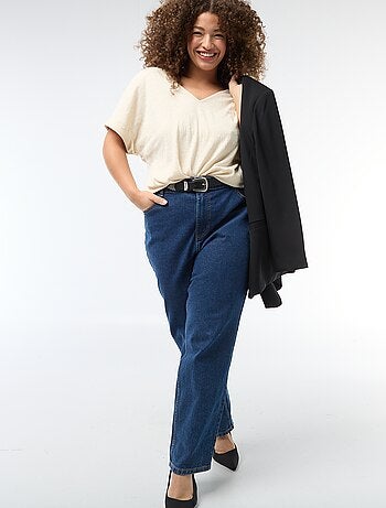 Camiseta de tejido crepé