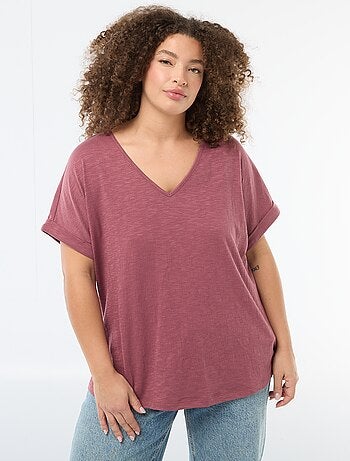 Camiseta de tejido crepé