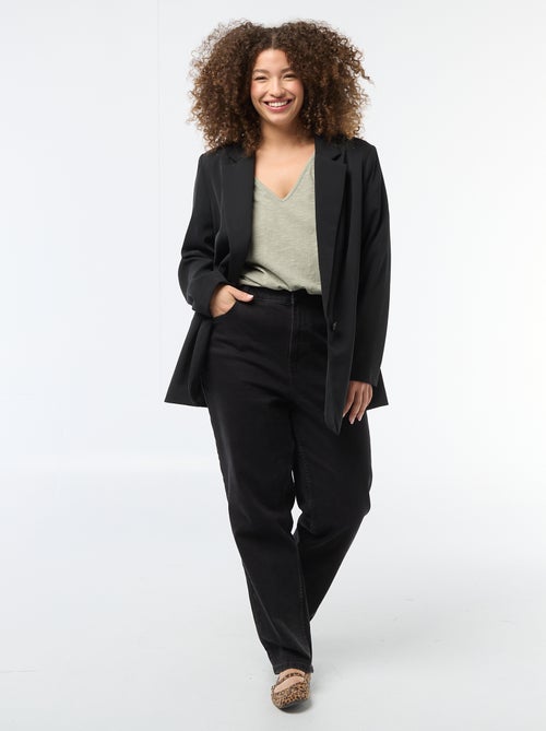 Camiseta de tejido crepé - Kiabi