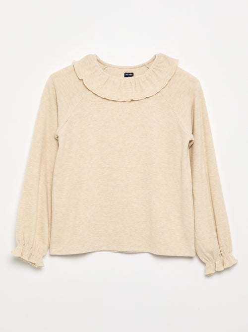 Camiseta de tejido doudou - colección fácil de poner - Kiabi