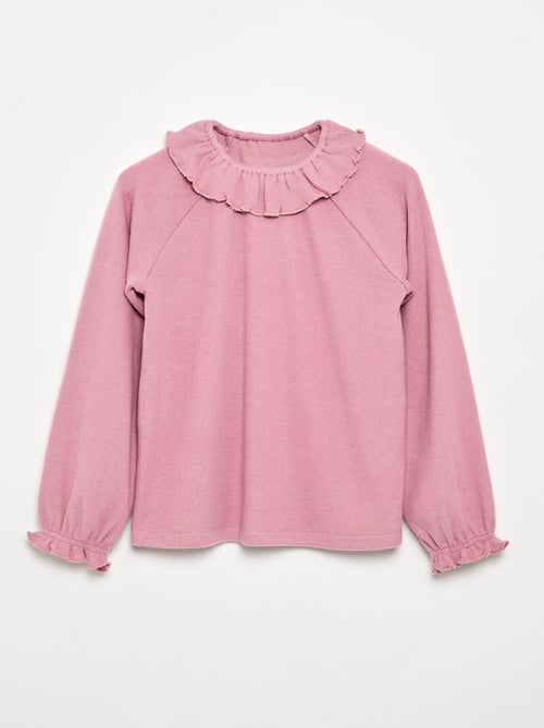 Camiseta de tejido doudou - colección fácil de poner - Kiabi