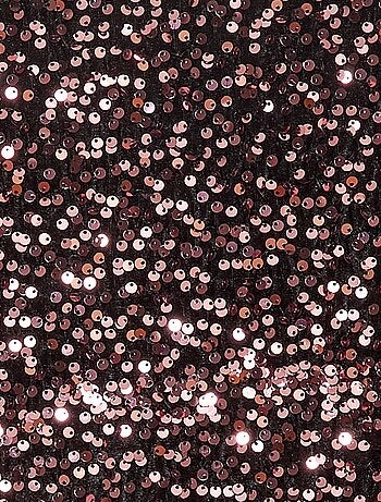 Camiseta de terciopelo con lentejuelas