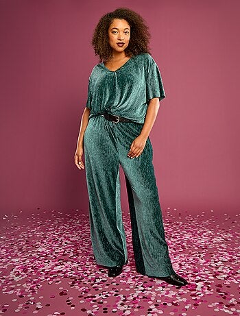 Camiseta de terciopelo de manga corta