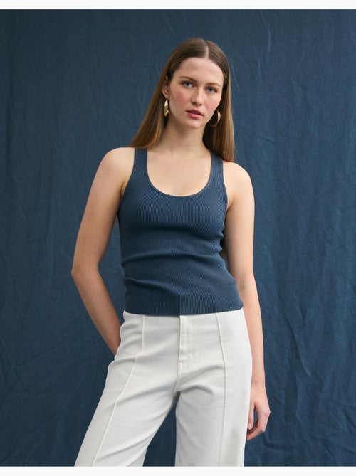 Camiseta de tirantes acanalada, MO Fashion - Kiabi
