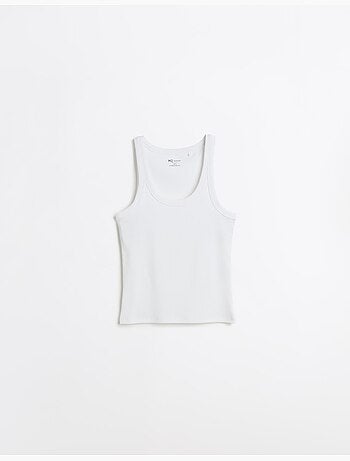 Camiseta de tirantes acanalada, MO Fashion