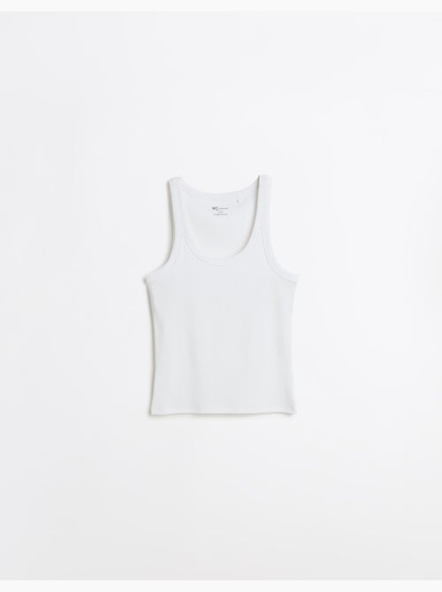 Camiseta de tirantes acanalada, MO Fashion - Kiabi