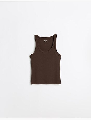 Camiseta de tirantes acanalada, MO Fashion