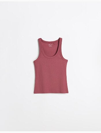 Camiseta de tirantes acanalada, MO Fashion