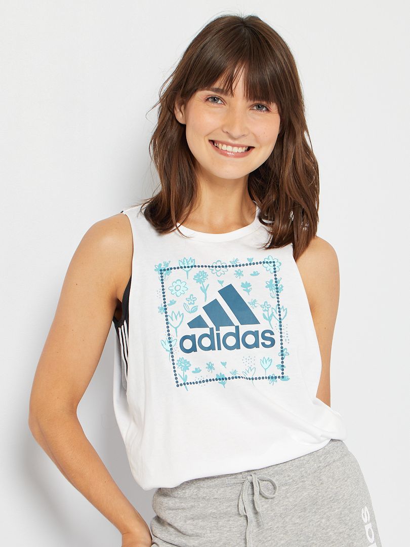 Camiseta de tirantes 'Adidas' BLANCO - Kiabi