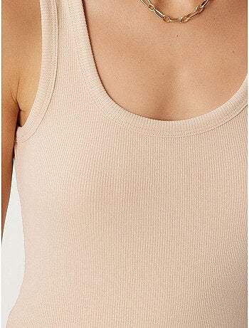 Camiseta de tirantes ajustada de punto con cuello en u, pack de 2 istanbul