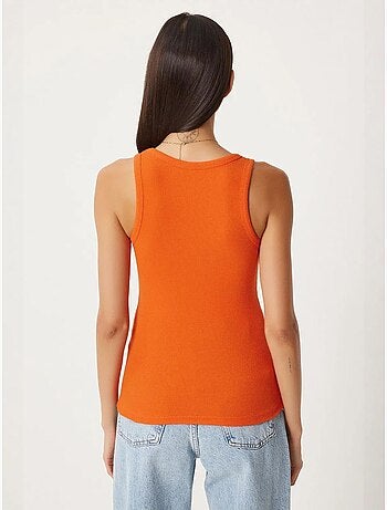 Camiseta de tirantes ajustada de punto con cuello en u, pack de 2 istanbul