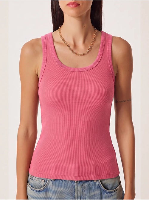 Camiseta de tirantes ajustada de punto con cuello en u, pack de 2 istanbul - Kiabi Camiseta de tirantes ajustada de punto con cuello en u, pack de 2 istanbul - Kiabi