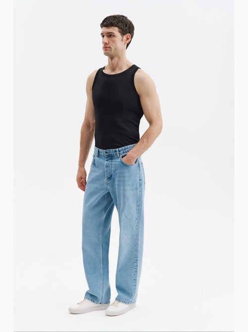 Camiseta de tirantes algodón elastano giesto - Kiabi Camiseta de tirantes algodón elastano giesto - Kiabi